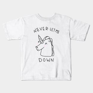 NEVER LET ME DOWN Kids T-Shirt